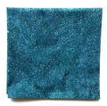 Teal Cotton Batik Handkerchief, Blue Moons, Dots, 14" Pocket Square, Cloth Hankies, Birthdays, Gifts for Her