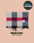 Vintage Burberry Scarf - 100% Cashmere