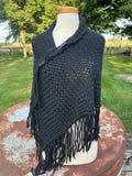 100% Alpaca hand woven shawl with fringe. Very soft and warm. FREE SHIPPING