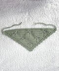 Handmade Dragonfly Crochet Bandana | Triangle Headscarf | Boho Summer Festival Hair Accessory