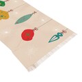 Christmas Retro Scarf Lightweight Fringe Scarf Gift Ornaments Mid Century Modern Design Accessories