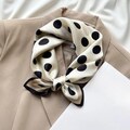 100% Silk Scarf – Elegant Natural Silk Square Scarf 53x53 cm – Lightweight, Soft & Versatile Accessory for Neck, Hair or Bag