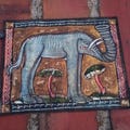 Medieval elephant half-microfiber EDC hank