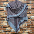 Vintage Louis Vuitton Shawl Brown for Women 50percent Silk 30percent Metal 20percent Wool best to gift her