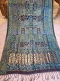 Luxury Kani Silk Shawl | Full Kashmiri Embroidery Shawl, Pashmina Shawl, Handmade Shawl | Wedding Wrap