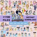 1100+ Bluey and Bingo Dog Png Bundle, Bluey Dog Bundle, Bluey and Bingo Dog Png Files ,Bluey and Bingo Dog Together Files, Stickers, Patch