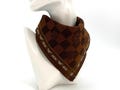 MCM Vintage Scarf / Bandana Brown LogoPrint Accessory