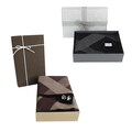 Luxury Mens Scarf and Cufflink Gift Set in Gift Box