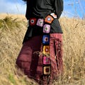 Bohemian Crochet Scarf Belt & Headband colorful and stylish scarf Gift for her Gift for him Handmade Gift best outfit pairings for shirt