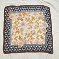 100% Silk-Feel Floral Scarf – 70x70cm Square Headscarf, Vintage Rose Print Neck Wrap, Elegant Women’s Gift