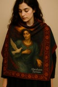Valley of Bewilderment Mystical Shawl | Abraham Xerxes Collection | Persian Miniature Inspired Scarf