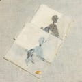 2 Unused Vintage Hankies Handkerchiefs ~ Poodle Dogs ~ Made in Switzerland ~ Original Labels