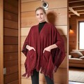 Women’s Shawl with Pockets – Warm Multi-Purpose Wrap for Home & Office