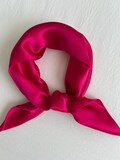 100% Natural Mulberry Silk 21”x 21” Magenta Purple Red Plain Silk Neck Scarf Hair Pony Scarf Wrist Scarf Fashion Scarf Small Plain Scarf