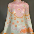 Gorg Vintage Santangelo Silk Chiffon Scarf 29 In Sq Very Good Condition