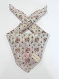 NWT Women Handkerchief Laura Ashley Floral White Woven Cotton Pocket Square 20” Women Bandana Neckerchief Scarf Gift