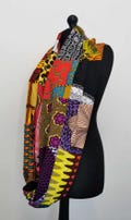 African Print Scarf,Scarf for Winter,African gift,100%African Wax Cotton,Handmade