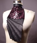 Dragon Scale Leather Scarf: Cyberpunk Gothic Neck Piece