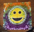 Handmade Tie Dye Bandana 26x26 | 100% Cotton Rainbow Boho Scarf | Festival Head Wrap | Hippie Style Neck Bandana | Hand Dyed