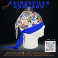 Gainesville Gridiron Doo Rag  | Tie-Back Headwrap | Under-Cap Durag | Unisex One-Size