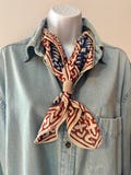 Handmade Bandana Necklace with Chain Clasp: Easy On/Off