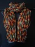 Handmade Wrap Scarf Womens Wrap Scarf Mens Wrap Scarf Unisex Wrap Scarf Autumn Wrap Scarf Autumn Ombre Wrap Scarf