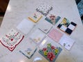 Lot of 12 Vintage Ladies Handkerchiefs ~ Lace, Embroidery Handiwork Excellent Condition