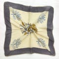 Organic Cotton Bandana Scarf Set: Vintage Boho Block Print Head Wrap