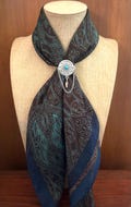 Dreamcatcher- Scarf slide with dangle chain- Western Wear Accessories, cowboy cowgirl