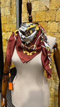 Designer Women’s Silk Scarf – 100% Silk, Luxury Handmade Scarf, Soft & Elegant, High-Quality, Fast Express Shipping