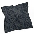 William Morris Inspired Crow Scarf - Gothic Clothing, Dark Academia Bandana