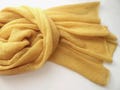Knitted alpaca yellow scarf, bright-yellow alpaca wrap, women's lace scarf, yellow alpaca stola, knitted alpaca wrap, knitted wool stola