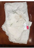 Antique/Vintage Ladies Handkerchief Trio Embroidered