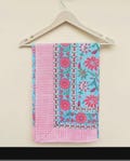 Handmade Cotton Beach Pareo Pack of Two sarongs Beach Cover Up Sarong Boho Swimsuit Sarong Block Printed Floral Scarf Christmas Gift For Mom