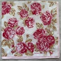 Laura Ashley Vintage handkerchief 22 x 22 inches, Cotton