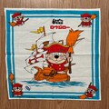 Vintage Rokujiro Cartoon Japan / Anime Handkerchief