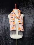 Flannel Pink Halloween Scarf
