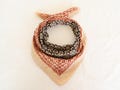 Floral Block Print Bandana | Handmade Cotton Scarf | Bohemian Hair Wrap | Lightweight Headscarf | Cotton Scarf for Men & Women | Eco Cotton