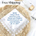 Custom Handkerchief Personalized Embroidered Handkerchief - Wedding Gift for Dad Mom with Any Text Engaged Gift