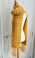 Chunky Knit Scarf | Cozy Winter Scarf | Hand Knit Blanket Scarf | Oversized Soft Scarf | Fall Fashion Accessory | Warm Gift For Her