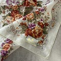 Vintage Aquascutum London Handkerchief: 20x20 Cotton Pocket Square