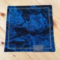 Blue and Gold Oil Slick Microfiber EDC Hank