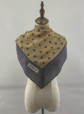 Vintage 90s Givenchy Silk Scarf Geometric Pattern Head Scarf Unisex Accessories Square Scarf Top Neckerchief Wrap Shawl Neckwear Foulards