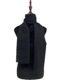 Vintage Christian Aujard Scarf Black Scarves Neckwear Wrap Christian Aujard Shawl Rectangle Scarf Classic Style Foulard Wrap Neck Scarf Top