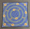 Vintage Celine Shimada Floral Handkerchief Bandana Pocket Square Scarf Neckerchief Headband Neck Wrap Accessories Unisex Scarves Head