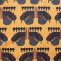 Thanksgiving -  Turkey - Organic Cotton Poplin Handkerchief / Napkin / Bandana - made to order