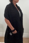 Handmade cozy Pocket Shawl