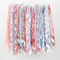 Set of 25 - Bohemian Style Cotton Bandana, Floral Organic Scarf, Neck Or Hair Wrap, Unisex Bandana, Eco-Friendly Gift With Unique Patterns