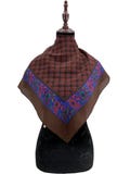 Vintage Givenchy Silk Scarf Paisley Scarves Neckwear Givenchy Shawl Wrap Silk Square Scarf Neckcloth Givenchy Foulards Vintage Babushka Top