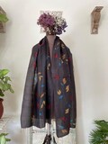 Indian pen Kalamkari stole Kalamkari Exclusive Unique Kalamkari Apparel Wearable Art Piece Premium Kalamkari silk Kalamkari in natural dye